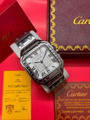 وصلت الفخامة الملكية –ساعات Cartier رجالي أناقة راقية بتفاصيل تخطف النظر وتعطيك يرحا التواصل واتساب