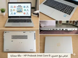 لابتوب HP ProBook 650 G4 بمواصفات ممتازة جدا