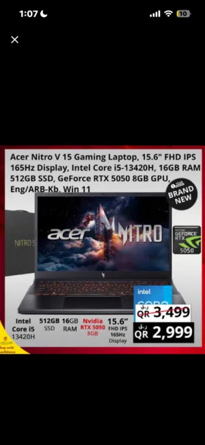 acer nitro v15