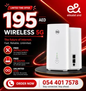 Etisalat Home WiFi internet