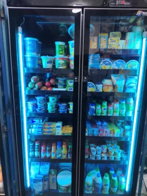 ثلاجة بابين فل انفيرتر من الشركة الفلسطينية استعمال فترة بسيطة