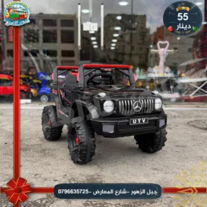 سيارة شحن من عمر 1 الي 6 سنوات 12 فولت 4 ماتور و هزاز و شاحن و موسيقى من المصنع مباشره