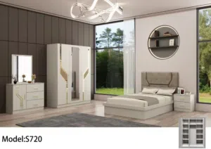 BRAND NEW BEDROOM SET BED SIZE 120X200 غرفة نوم جديدة تمامًا، مقاس السرير 120×200