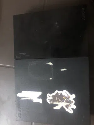 بلاستيشن 2 معدل و نظيف و معه كل اغراضه  شوف الوصف مهم