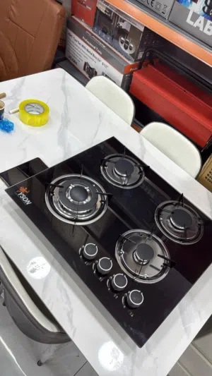 غاز 4 عيون زجاج ماركة تايسون