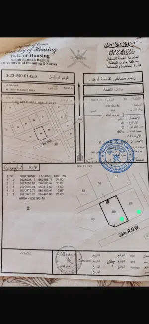 يوجد عندي طريف شارع جما افضل المواقع اراضي شبك