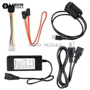SATA/PATA/IDE to USB 2.0 Adapter Converter Cable for 2.5/3.5 Inch Hard Drive with power