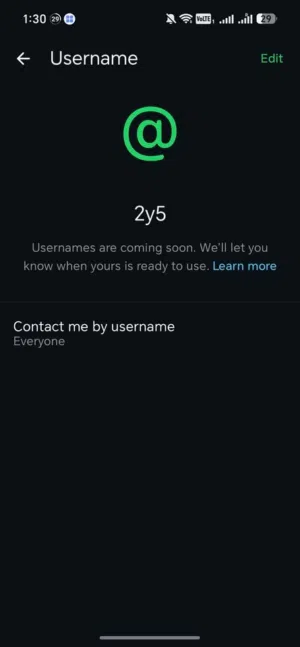 FOR SALE: Ultra-Rare 3-Character WhatsApp Username 2y5