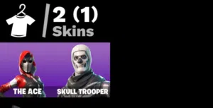 حساب فورت نايت فيه سكن الحزمه النادره الدفع فقط رصيد اوريدو ب 2 ريال