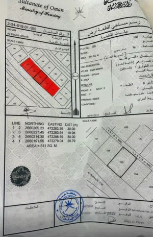 Residential Land for Sale in Al Batinah Saham