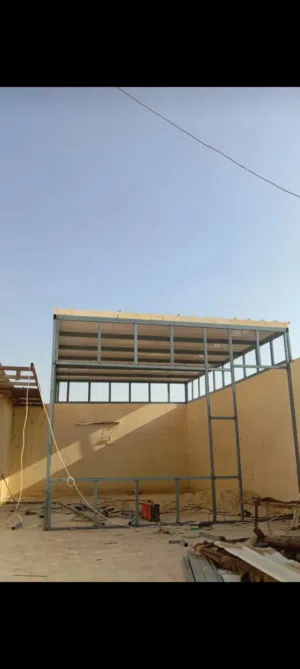 مضلات وسواتر وبرجولات وسندويش بنل معا تركيب سمنت بورد