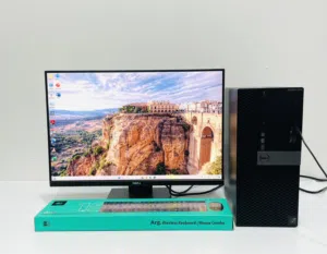 Dell Tower 3040 i7 Ram 16GB SSD 512GB with 22” Inches Screen HDMi FULL SET