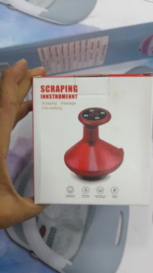 جهاز استرخاء العضلات والتدليك يعمل على مبدأ كاسات الهواء