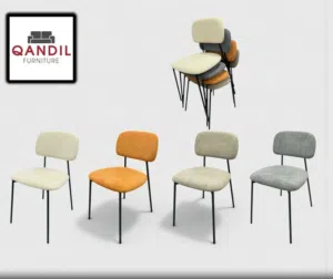 كرسي سفرة - كراسي مطبخ - kitchen dining chair - كرسي برندا - جلد - حديد - قماش .. طاولة مطبخ سفرة