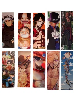 One Piece anime bookmarks 0.100 bz each