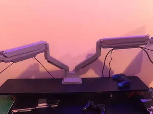 Dual Arm Stand for gaming monitors