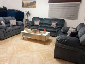 اطقم كنب دب جديد غير مستعمل خشب سويد