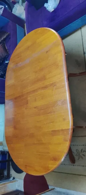 طاوله سفره بدون كراسي للبيع بسعر مغري خشب زان