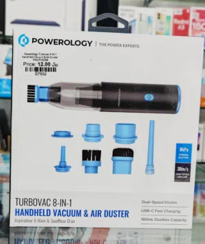 Powerology TurboVac 8in1 Vacuum in Muscat / Brand New
