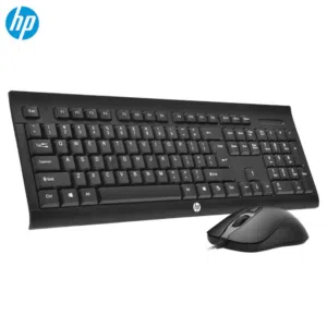 ماوس + كيبورد اتش بي اصلي سلكي ديسكتوب HP KM100 DESKTOP WIRED MOUSE & KEYBOARD USB