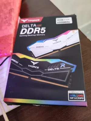 black TForce DDR5 6000MHz CL30 16 * 2 32GB ram
