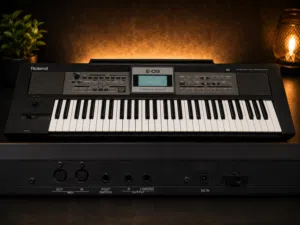 Roland E-09 Interactive Arranger Keyboard + Stand & Bag Excellent Condition