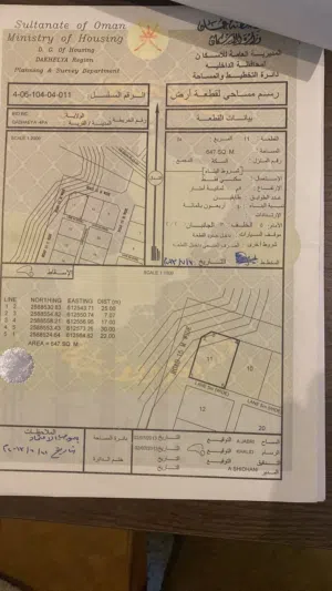 أرض للبيع في ولاية بدبد