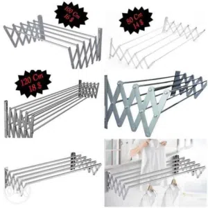 منشر حائطي قابل للطي يعتبر منشر الملابس هذا خيارا رائعا لتجفيف الملابس