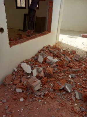 تقصير وترميم الجدران وقص الجدران