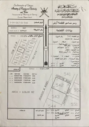 Residential Land for Sale in Al Batinah Barka