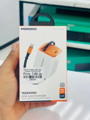 Brand New Porodo GaN Charger in Oman  65W Power  1 Year Warranty