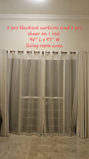 Curtains for living room, bedroom