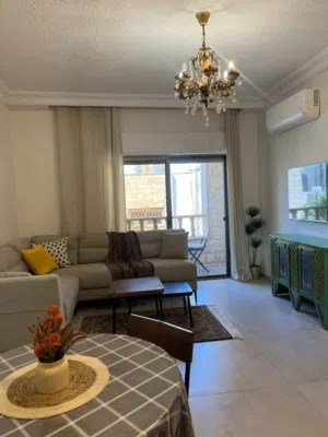 Two-bedroom, fully furnished.