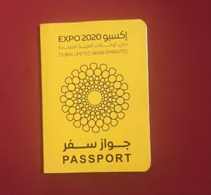 EXPO 2020 YELLOW PASSPORT
