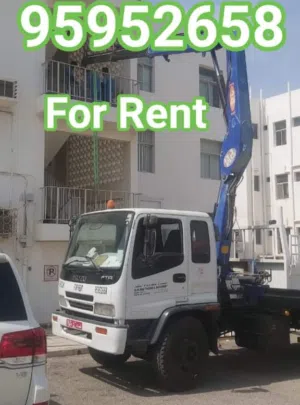 Hiup truck for rent all Muscat 7ton 10ton Best price for House shifiing villa office transport 3ton