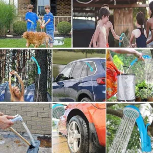 دش و شطاف شحن متنقل للرحلات و السفر دش 2 في 1 شطافه و دوش شحن