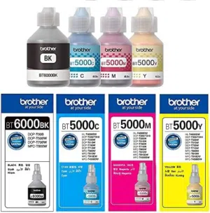 Brother ink BT6000Bk, BT5000c, BT5000m,BT5000y For DCP-T520w, T720DW
