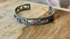 925 sterling silver cuff bracelet
