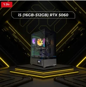 PC gaming 5060-i5 (16gb-512gb) Black v3.0 مع شاشة Devo Gaming monitor - DFI27200 -27" Fast IPS FHD 2