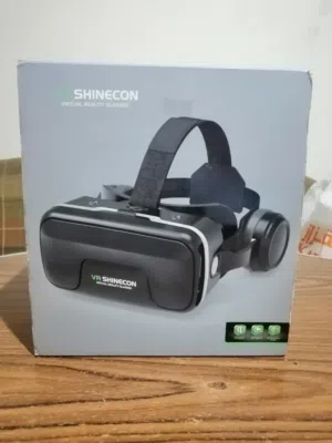 نظاره الواقع الافتراضي VR SHINECON بالسماعات والكرتونة