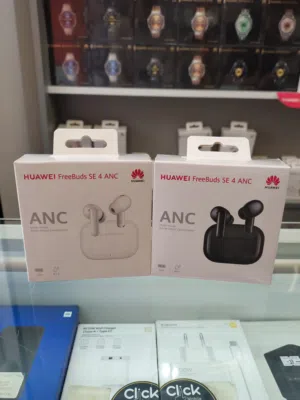 huawei freebuds se 4 anc سماعة هواوي  50 ساعة بدوم بل شحنة  بتدعم عزل الاصوات anc  اسود ابيض
