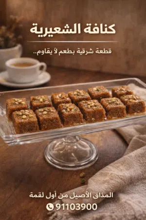 كنافه بالحليب