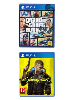العاب بلايستيشن 4 فور ps4 جارند وسايبربانك GTA and cyberpunk
