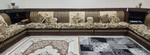 Majlis Sofa -- Large Rug(Brown)