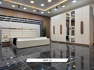 للبيع غرفة نوم "كايا"التركية-قمة الفخامة (10قطع) ضمان خمس سنوات