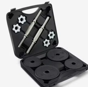 Dumbbells adjustable pair 20 kg total(decathlon)