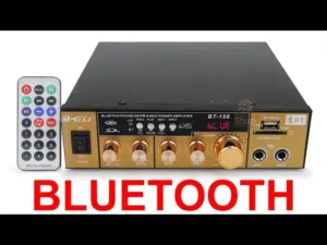 امبليفاير  Stereo Audio Amplifier 2 Channels Bluetooth USB SD MP3 Karaoke bt-158