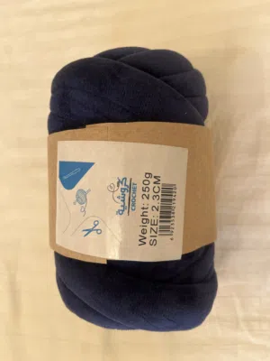 Thick 23mm yarn(navy/black) /بكرات (كحلي و اسود)