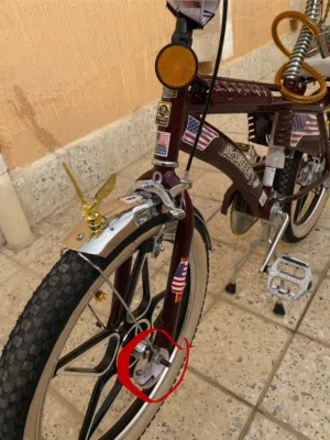 سيكل رامبو عنابي مقاس 20