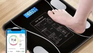 الميزان الذكي ميزان لوزن الجسم يشبك بلوتوث عالهاتف ميزان منزل نادي وزن الجسم